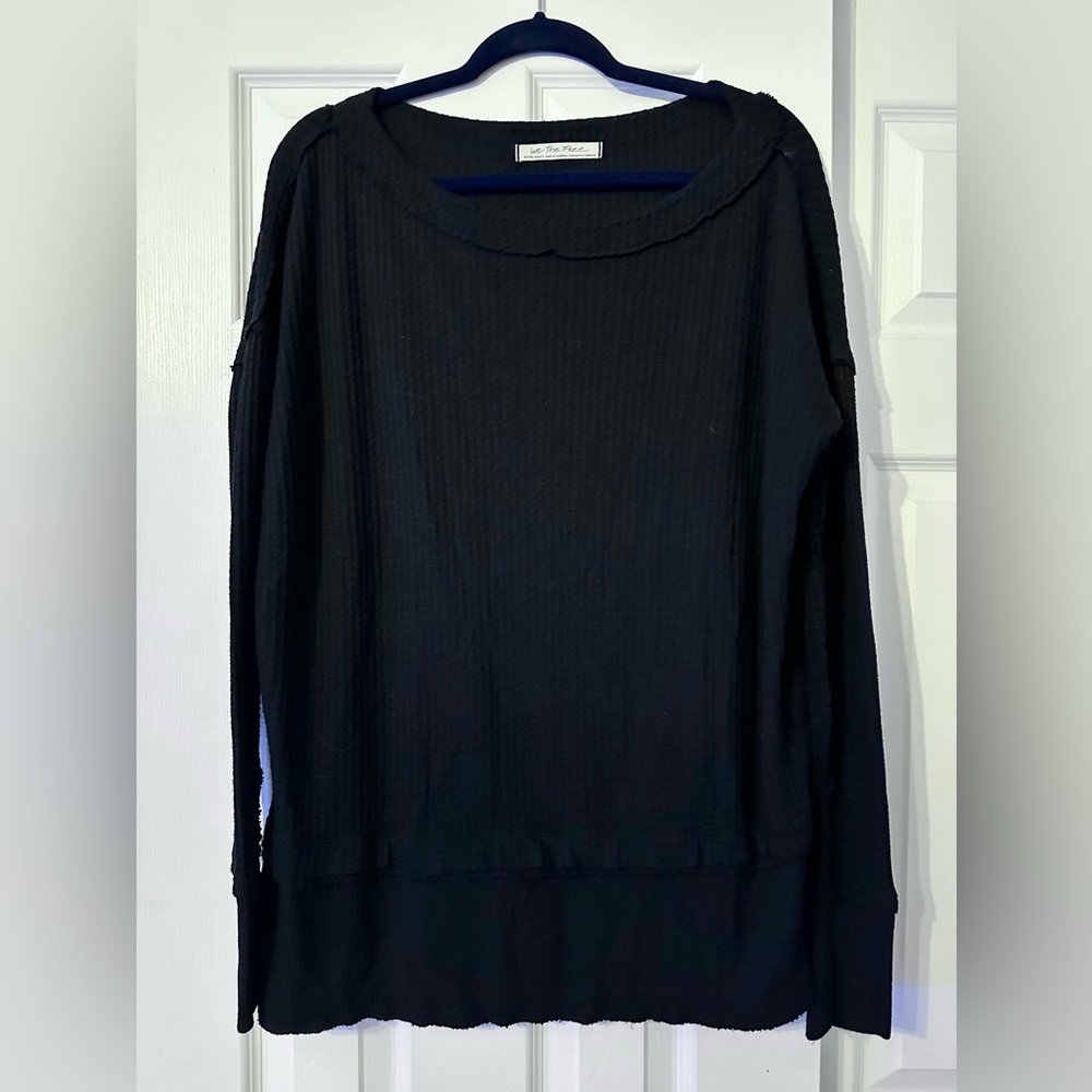 We The Free Black Knit Thermal